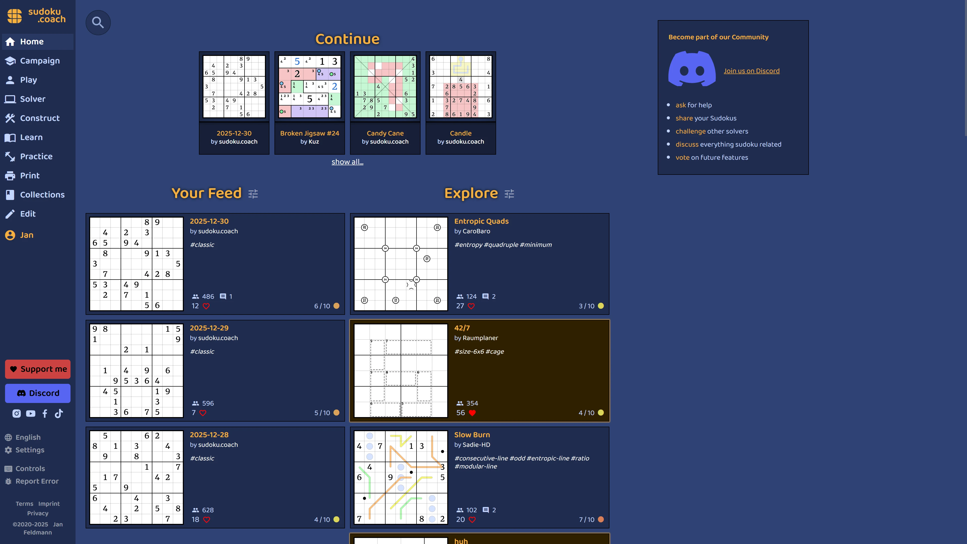 sudoku.coach screenshot