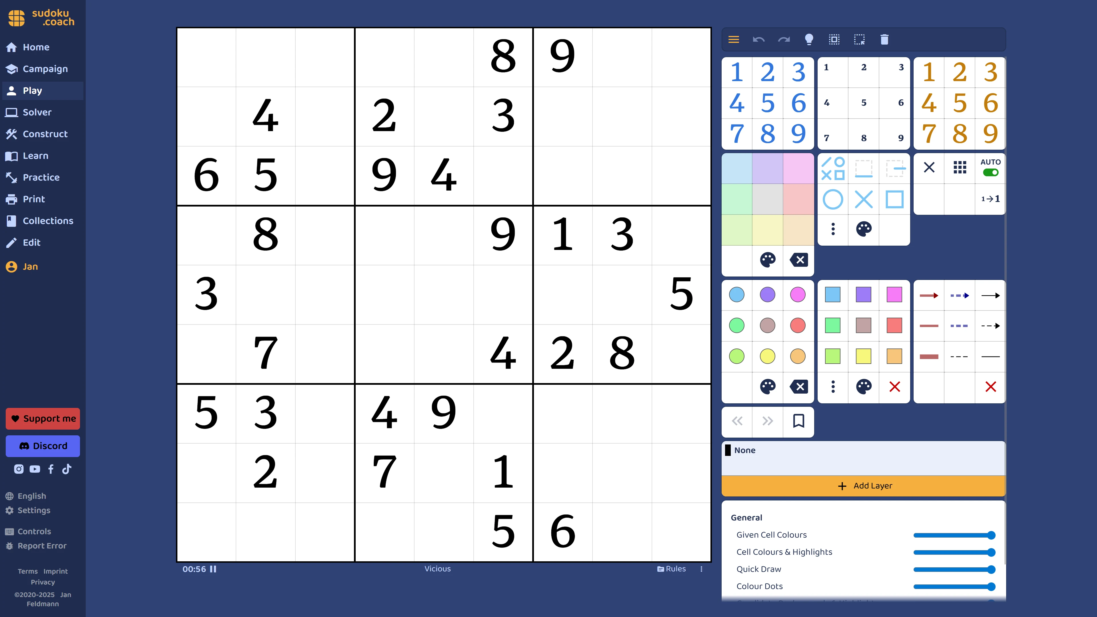 sudoku.coach screenshot