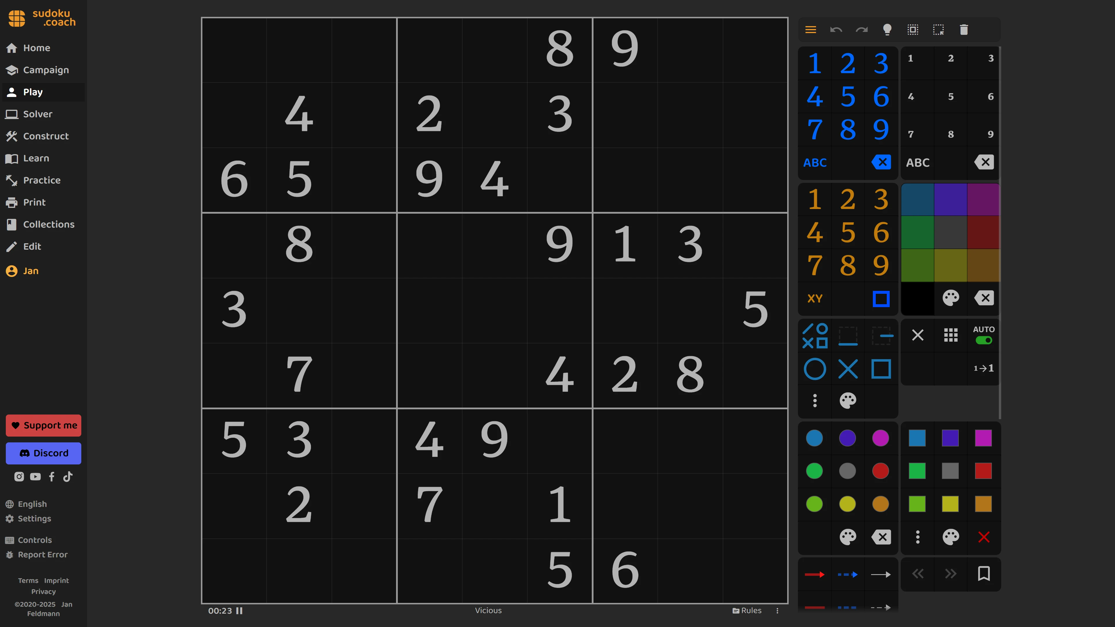 sudoku.coach screenshot